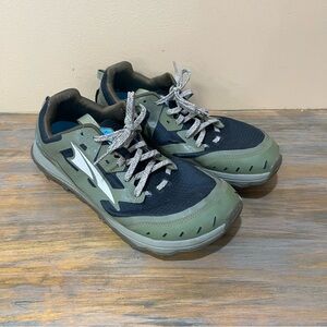 Altra Lone Peak 6 Pace Up Trail Running Shoes Army Green Outdoor Mens 11.5